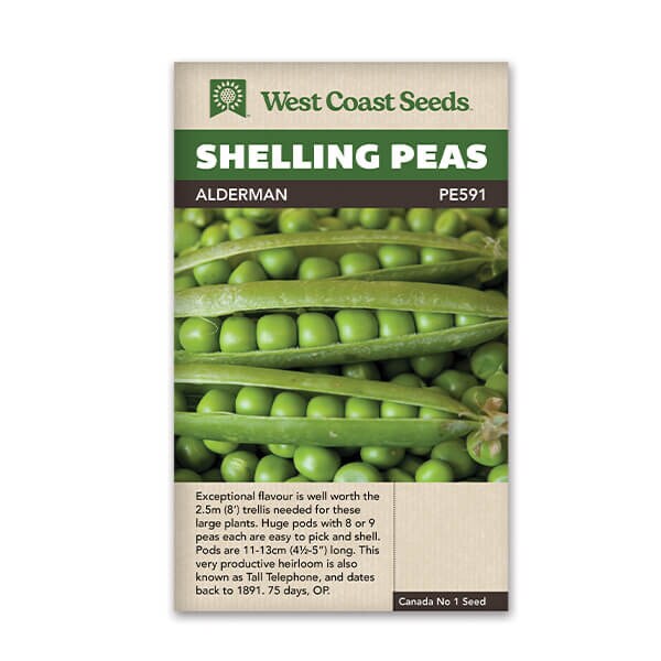 West Coast Seeds Shelling Pea Seeds